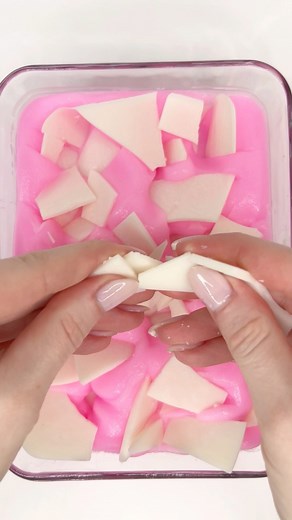 Wax cracking on slime 🤩 what color should we do next?! 💖🎀💝#ammaslimes #slime #waxcracking #waxcrack #waxcrackingslime #waxcrackingasmr #waxcrackingqueen #waxcrackingslimes #asmr #oddlysatisfying #oddlysatisfyingvideo | Amma Slimes