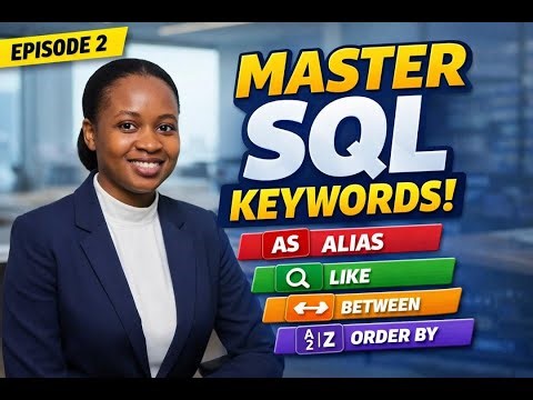 SQL Keywords Explained | ALIAS, LIKE, BETWEEN & ORDER BY (Beginner SQL Tutorial)