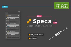 Specs - Custom Measures & Marks, a Plug-in Add-On by h3design