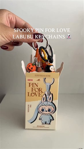 Sweet Jewels on Instagram: "SPOOKY PIN FOR LOVE LABUBU KEYCHAINS 🎃🎃🎃 More spooky themed pin for love will be available on my whatnot live on Friday 10/03 6PM PST. Bookmark my show so you don’t miss out! 👻👻👻 #popmart #diykeychain #whatnotlive #trinket #viralvideos #fyp #4youpage #viral #popmartunboxing #labubu #viralreel #disneykeychain #popmartunboxing #labubupinforlove #spookyseason #popmarthalloween #popmartrestock #popmartnewarrivals #popmartpop