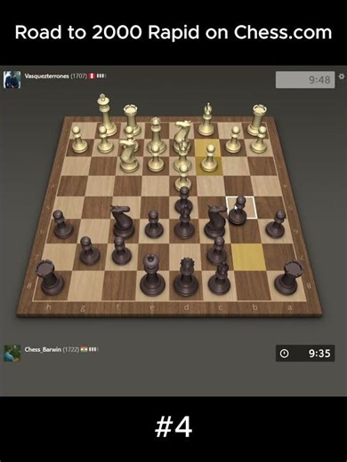 4th Short | Road to 2000 Rapid Rating | Chess.com