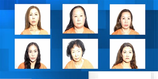 6 women arrested in alleged massage parlor prostitution busts