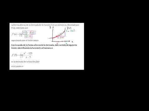 Alternate form of the derivative. Example 1
