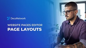 The Website Pages Editor is where you build, design, and edit your responsive website with a live preview. Within the Website Page Editor, the website consists of three sections, a header, the body, and footer. This video is a guide to the differences between sections and how to edit them. | DecoNetwork