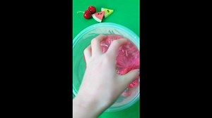 Satisfying Pink Soft Clear Slime With Glitters