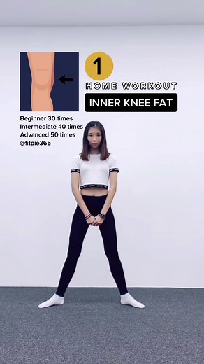 Inner Knee Fat Exercises for Slimming and Toning