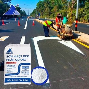 Customized Order 20% Glass Beads Thermoplastic Reflective Road Marking Paint Yellow