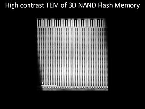 High contrast TEM of 3D NAND Flash Memory using 120 kV TEM #3DNAND #FlashMemory #ElectronMicroscope #electronmicroscopy For details, please see the description at https://www.youtube.com/watch?v=m61dGnUlUZ0&list=PL26wsKAGp_QZwiY8L-FToKM2HTPq4AG23&index=47 | Hitachi Electron Microscope