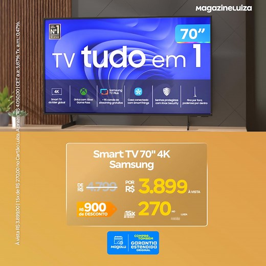 5K views | Só Hoje, Smart TV no Magazine Luiza com desconto incrível! | Magazine Luiza | Facebook