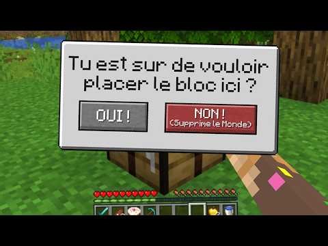 J'ai ajouté les FONCTIONNALITÉS les plus DÉBILES de Minecraft..