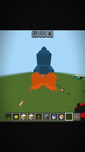Minecraft cobblestone tower hack 🤫 #mincraft #shorts