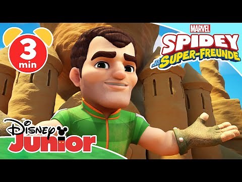 🕸️ Die größte Sandburg, die ihr je gesehen habt! | Marvels Spidey und seine Super-Freunde