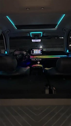 Car Ambient Lighting Strip Upgrade-Luxury Interior Glow #diy