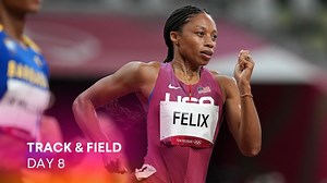 Track & Field Day 8: Allyson Felix races for medal No. 10