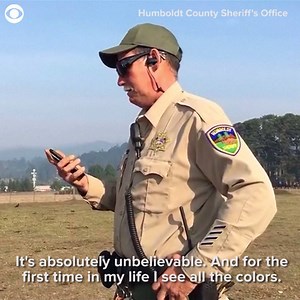 148K views · 22 reactions | THE GIFT OF COLOR: Watch the moment a colorblind man is gifted special glasses that help him see color for the first time. | CBS Newspath | Facebook