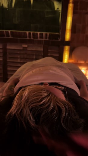 Gentle sounds, calming touch, and pure relaxation to melt away stress #stressrelief #saltroom #hairplay #DeepRelaxation #relaxandunwind