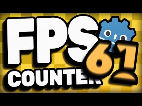 Godot 4.4 Simple FPS Counter