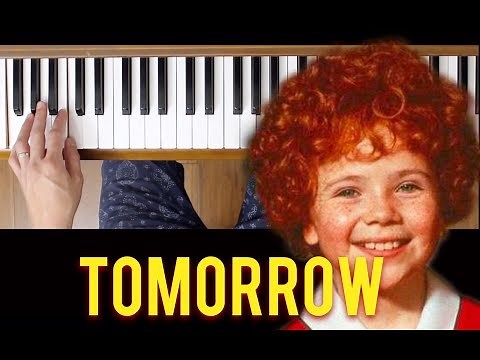 Tomorrow (Annie) [Easy Piano Tutorial]