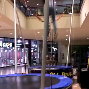Hold my beer whilst I jump from a stupid height onto a trampoline 😂🤕 | LADbible