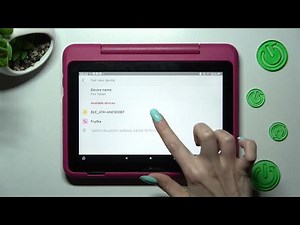 How to Pair Using Bluetooth in Amazon Fire HD 8 Kids Pro - Con...