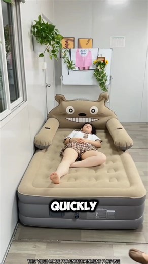 Deflated the Air Bed in Seconds… Then It DISAPPEARED 😱🛏️✨