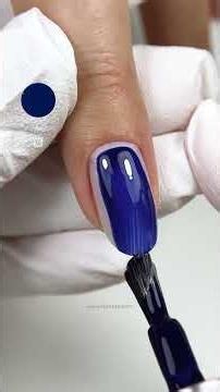 Manicure process and Midnight gel polish application from start to finish 🌙www.lumore.com