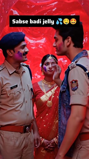 Giant Jelly Inside Holi 😳🎨 | India Gate | #Shorts