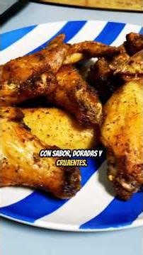 Las alitas más crujientes que he preparado 🍗#ChickenWings #Recetas #Food #Shorts #comida #alitas