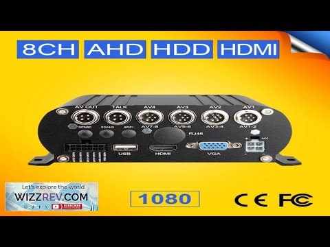 AHD 8CH Hard Disk Mobile DVR H.264 Car DVR Cycle Recording