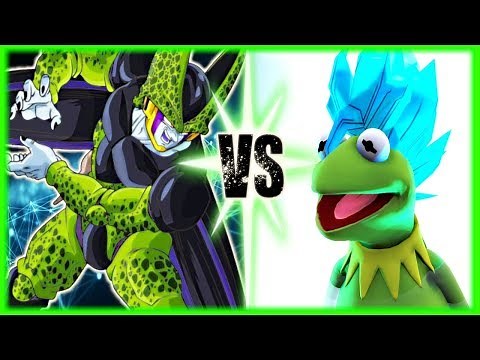 Perfect Cell Vs Super Froggy Blue Kermit Part 2