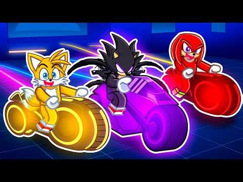 I Became DARK SONIC In BIKE LINES (Roblox)