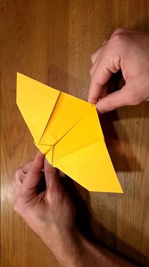 Origami Flapping Bat Plane #shorts
