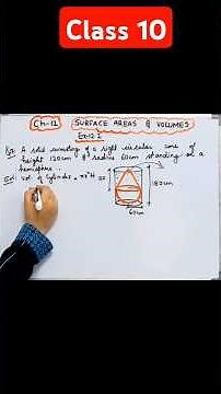 Q.7 Ex 12.2 Surface Areas and Volumes #shorts #class10 #chapter12 #ncert #maths