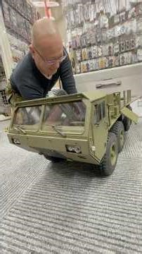 HG-RC製 デカすぎる！超リアルな軍用8輪トラック HG-P801 が凄まじい... まるで本物の重機のような走りに感動！東京本格ラジコン専門店OBLHOBBY