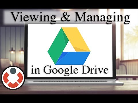 Google Drive Tutorial - Managing Drive