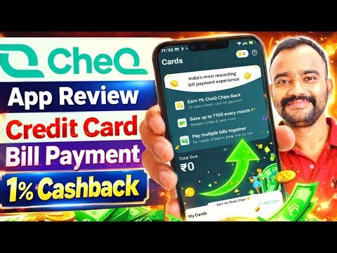 CheQ App Use Kaise Kare | Credit Card Bill Payment + Rewards | CheQ App Review
