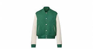 Products by Louis Vuitton: Leather Mix Monogram Varsity Jacket
