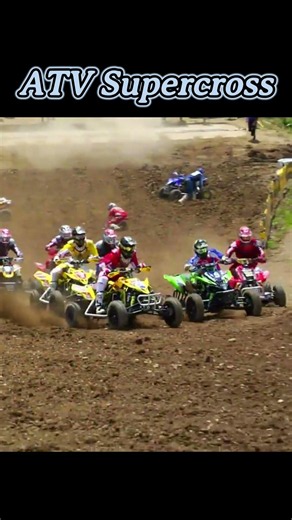ATV Supercross - Sports quads #quadrace #race #fourwheels #quad #atv #automobile #cuatrimoto #racing