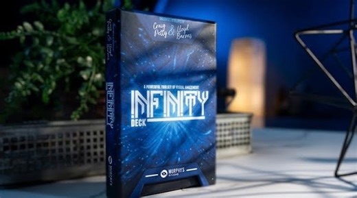 Infinity Deck by Craig Petty and Lloyd Barnes 5 Free Magic tricks: https://murphysmagic.com/gift/email/ "The Infinity Deck is a full show in your pocket! It will allow you to perform magic and mentalism to an all-new level. Incredible revelation, mind reading and powerful magic always ready to go! This is a deck with -infinite possibilities" - LUCA VOLPE "This deck is phenomenal, the ideas & routines supplied are MINDBLOWING in fact this deck ALONE could be your WHOLE close-up act!" - HARRY NARD