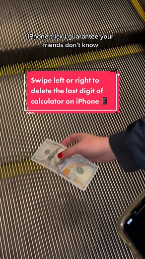iPhone Calculator Trick: Swipe Left to Delete Last Digit