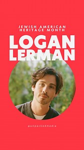 Welcome back to our Jewish American Heritage Month series! Today we’re spotlighting Logan Lerman — the talented actor best known for bringing Percy Jackson to life and for his standout roles in The Perks of Being a Wallflower and Hunters. 🎬✡️ A proud Jewish star, Logan continues to inspire with both his craft and his voice. @loganlerman 🫶 #Unpacked #UnpackedMedia #JewishUnpacked #JewishAmericanHeritageMonth #LoganLerman #JewishActors #JewishPride #HollywoodJewish #JewishVoices #PercyJackson | 