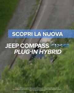 Nuova Jeep® Compass 4xe Plug-In Hybrid: scopri l'evoluzione della mobilità di Jeep®️ Tua a 299€ al mese e con finanziamento Jeep® Flexi decidi tu quando inizi a pagare* Con ecobonus statale in caso di rottamazione. TAN 4,99% - TAEG 5,99% *Prima rata a 1, 3 o 6 mesi. | Jeep Italia