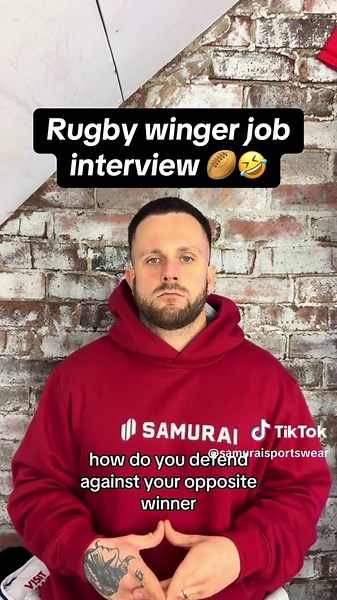 Rugby Union Winger Job Interview Comedy