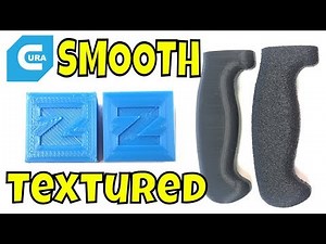 Cura Fuzzy Skin and Ironing on 3D Prints