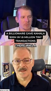 Billionaire smurfing? 🤔 $20M donation split into 1.6M tiny transactions! Thoughts? #Politics #BillionaireMoves