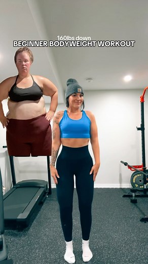 If you’re just starting your weight loss journey and want a simple, effective workout this is for you! Workout breakdown: 3x8 squats 2x8 per leg reverse lunges (hold onto something for balance if needed) 3x12 per side high knees 3x12 per side standing crunches 2x8 pushups (modify on a wall if needed) 3x12 glute bridges 3x10 crunches You can do this at home with zero equipment. Take your time and rest as needed! If you’re ready to lose weight and finally stay consistent with a plan that works, cl