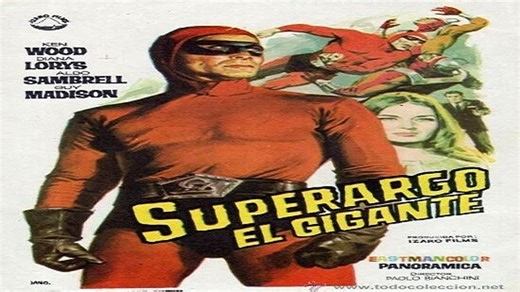 SUPERARGO, EL GIGANTE (1968) de Paolo Bianchini con Ken Wood, Guy Madison, Luisa Baratto, Diana Lorys por Refasi