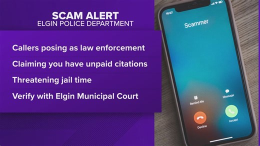 Elgin police warn of fradulent calls