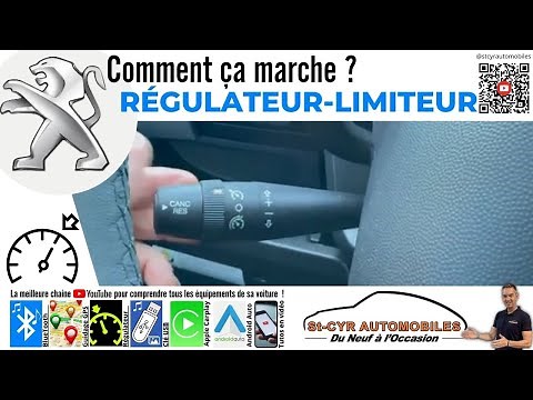 PEUGEOT, How does the cruise control and speed limiter work?