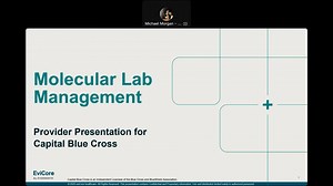 Capital Blue Cross Molecular Lab Management Provider Training Video 09.09.2025